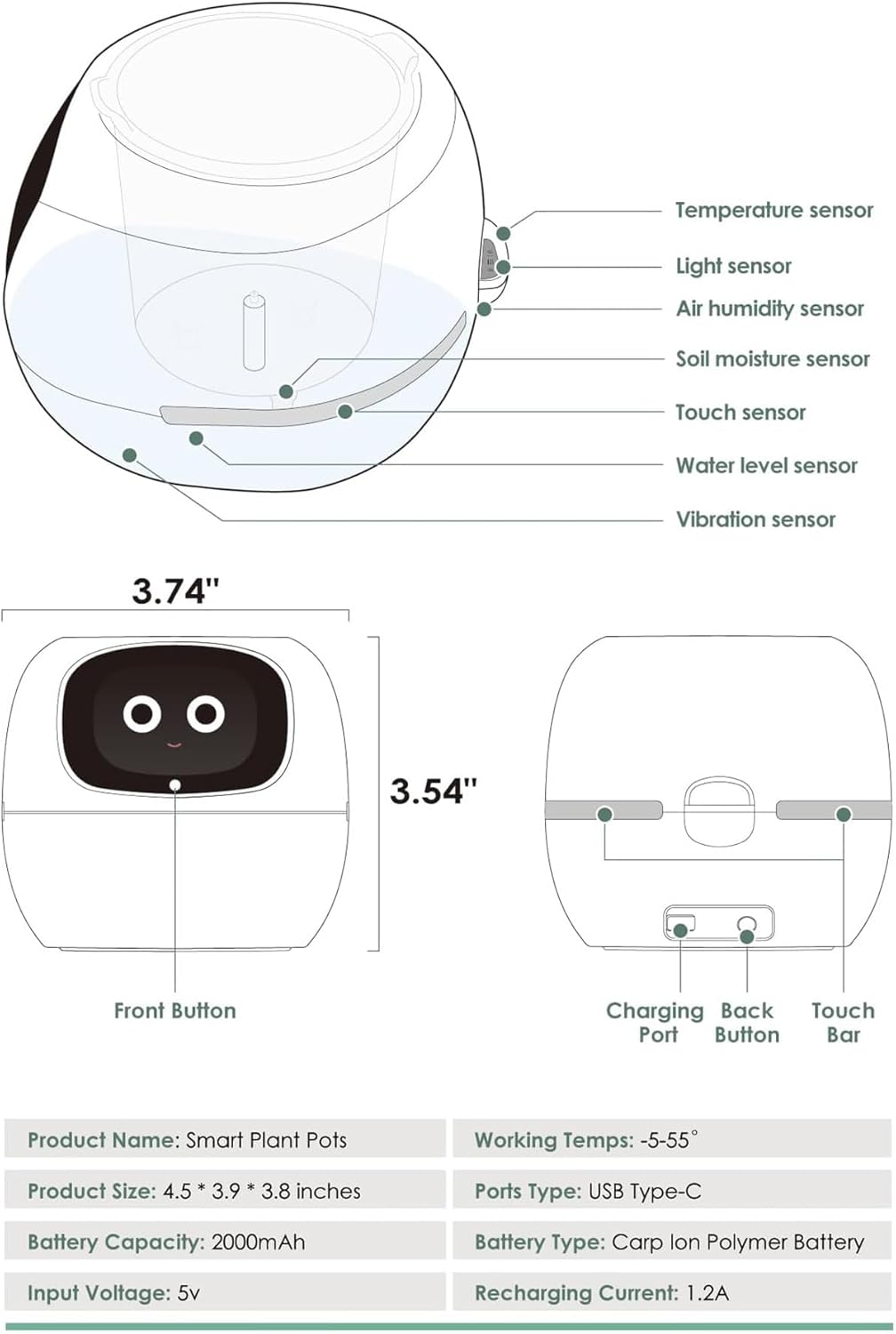 HOMESCAPE™ - AI Smart Planter