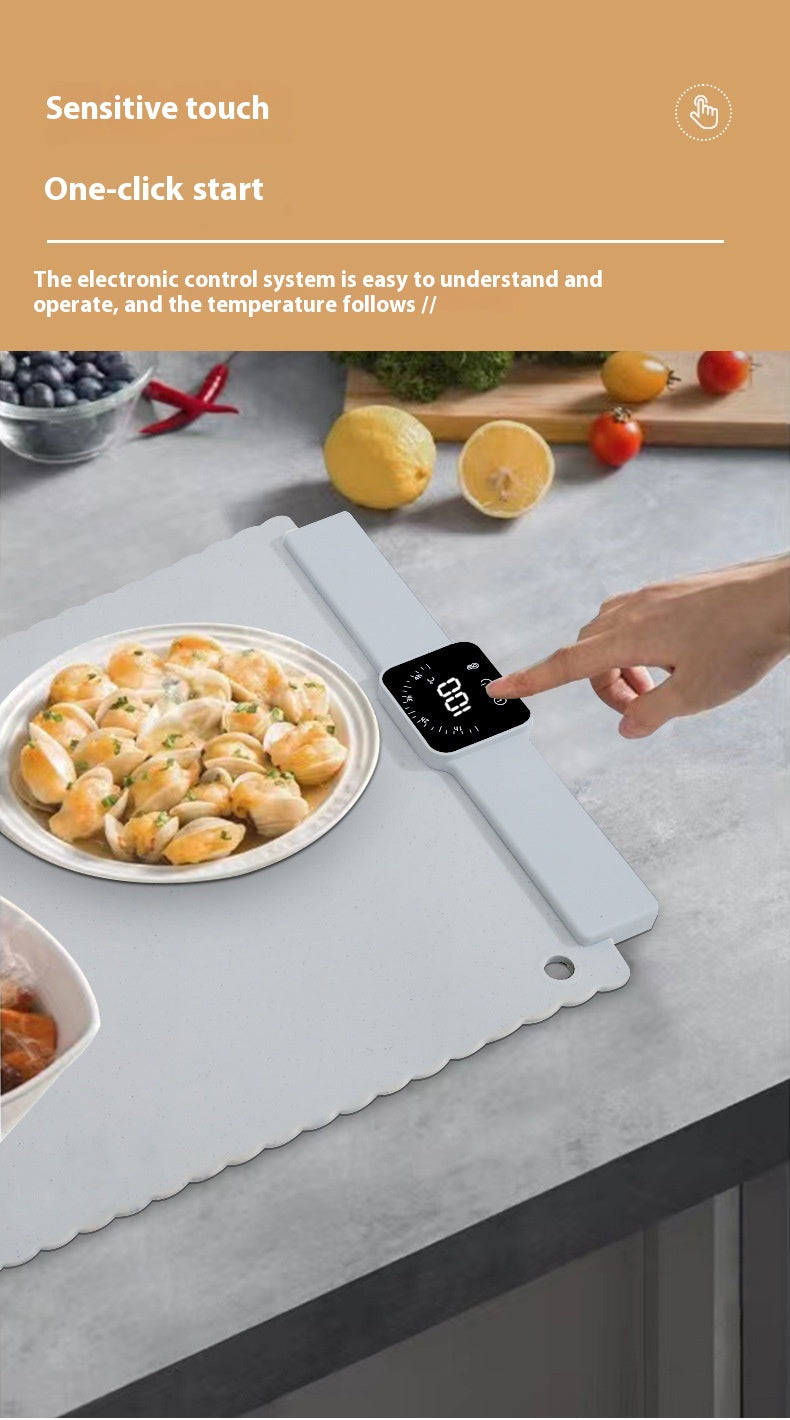 HOMESCAPE™ - Rollable Food Warming Mat: Perfect Heat, Every Time