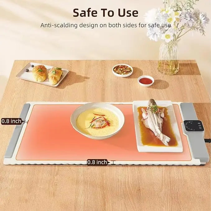 HOMESCAPE™ - Rollable Food Warming Mat: Perfect Heat, Every Time