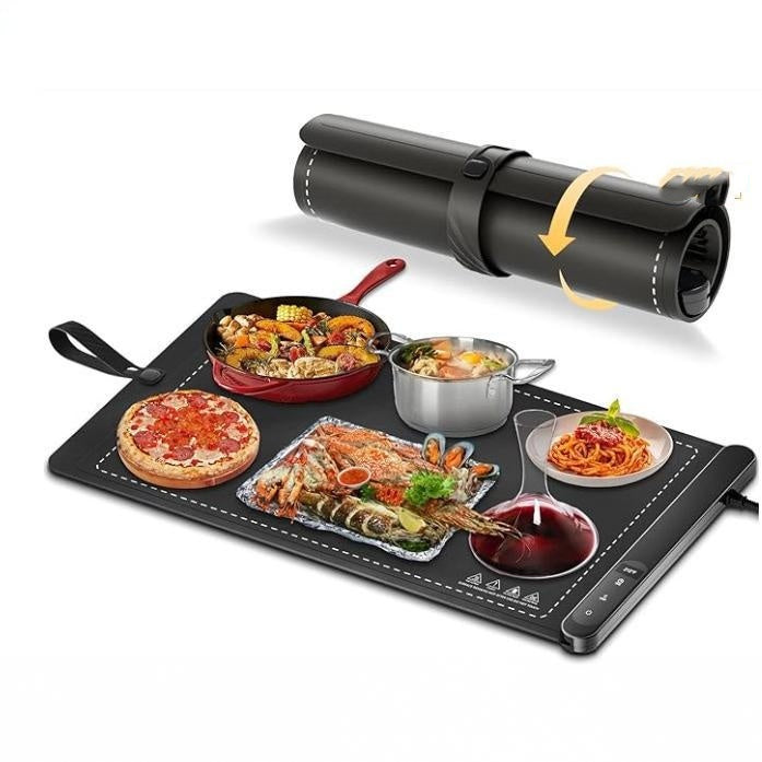 HOMESCAPE™ - Rollable Food Warming Mat: Perfect Heat, Every Time